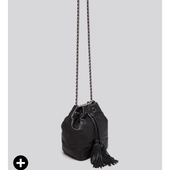 Rebecca minkoff black lexi bucket purse - Picture 1 of 4